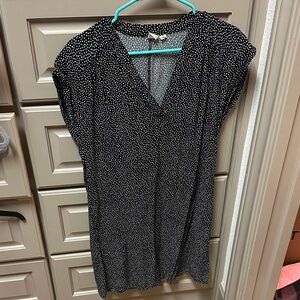 GAP Black and White Polka Dot Mini Dress